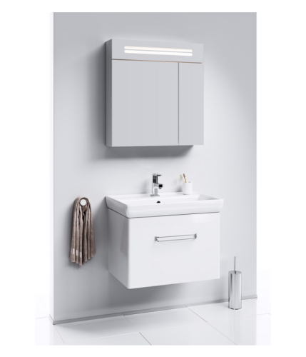 Зеркальный шкаф AQWELLA Neo 60 белый Neo.04.06